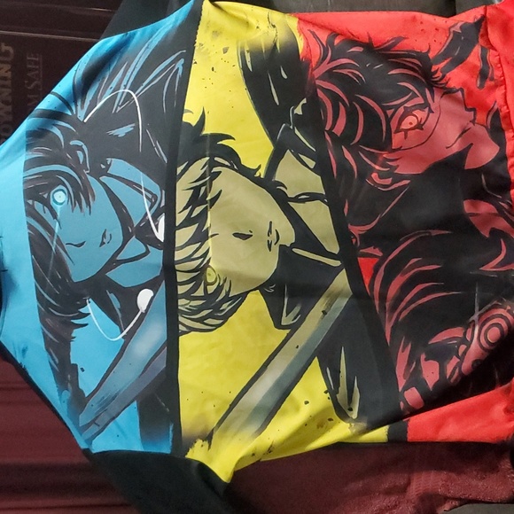 Persona Series Protagonist Character Zip-Up Hoodie 5XL Unisex Big & Tall - Picture 3 of 6